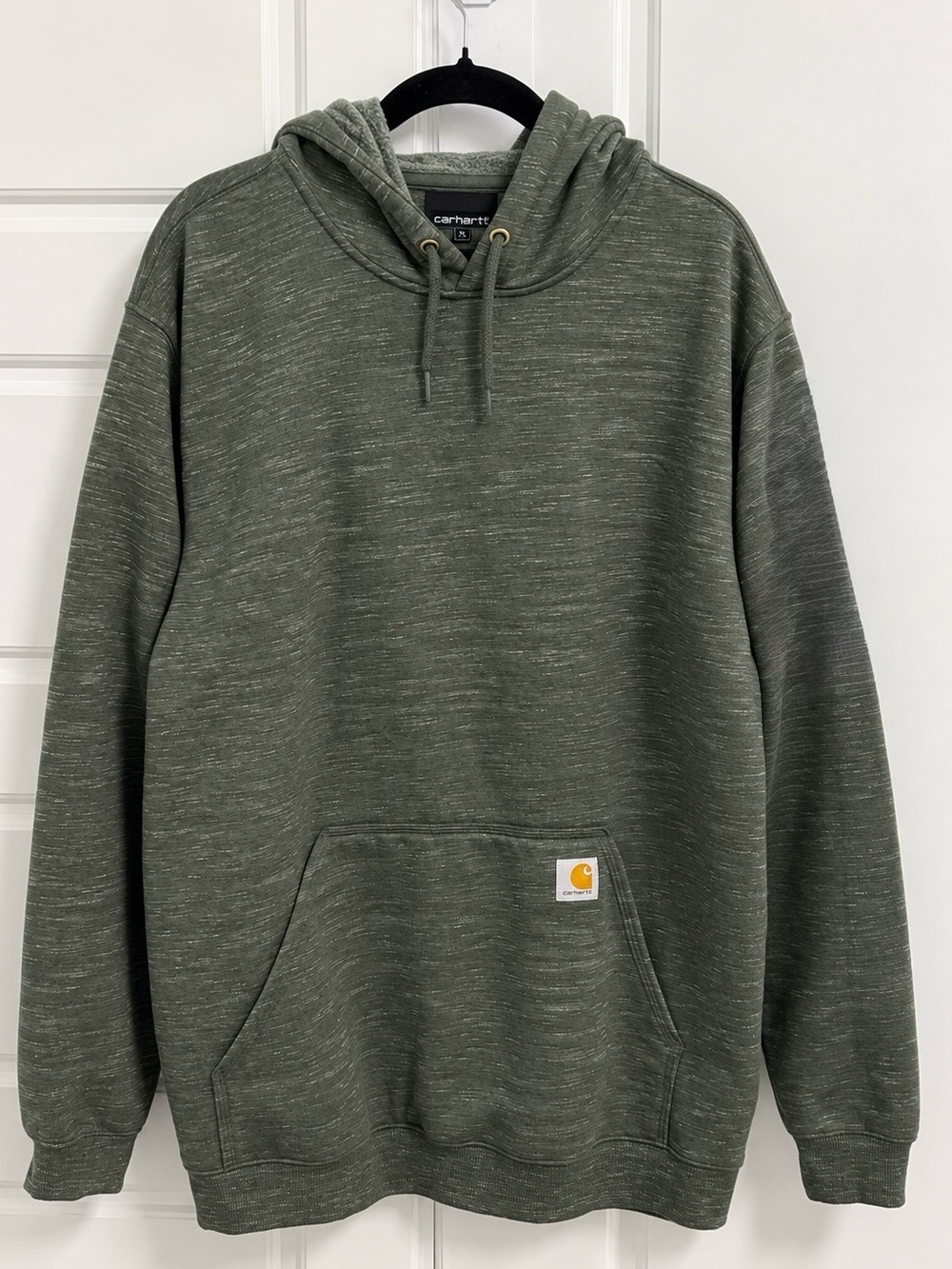Carhartt K288 Elm Space Dye Logo Hoodie XL Tall